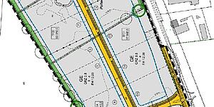 Erschließungs- und B-Planentwurf