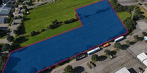 Luftbild der Fläche 12 im Sophienhof neu neu