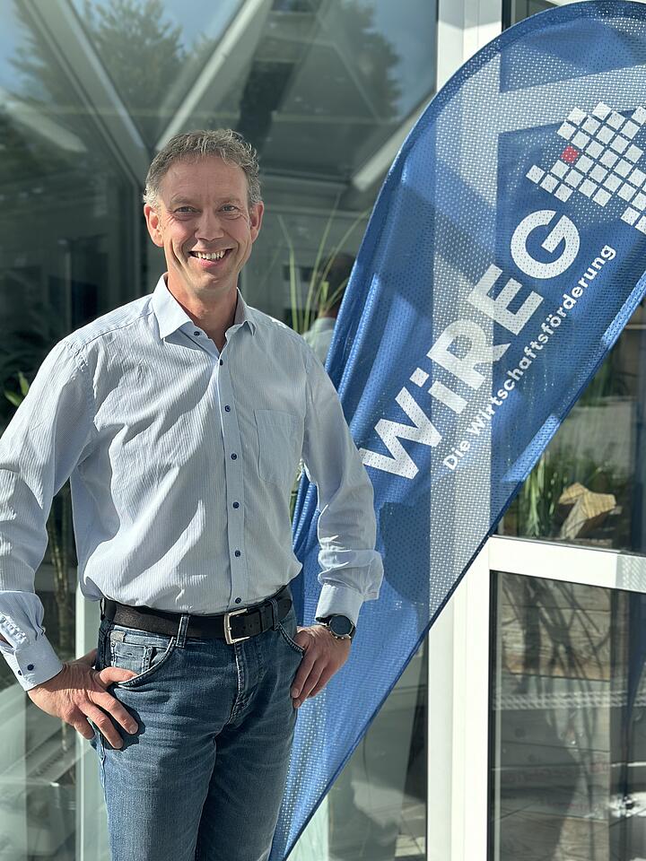 Foto unseres Wirtschaftsförderers und Prokuristen Burkhard Otzen