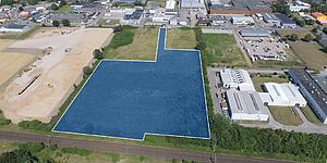 Luftbild der Fläche im Grönfahrtweg