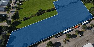 Luftbild der Fläche 12 im Sophienhof neu Luftbild der Fläche 12 im Sophienhof neu