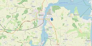 Anbindung nach Husum (B201), Flensburg (B199) und Eckernförde (B203)