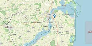 Anbindung nach Husum (B201), Flensburg (B199) und Eckernförde (B203)