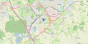 Flensburg Sophienhof - schnelle Anbindung ans überörtliche Straßennetz