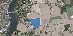 Luftbild des Gewerbeparks