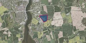 Luftbild der Lage des Gewerbeparks