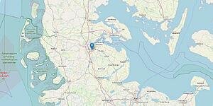 Flensburg - im Norden Deutschlands an der dänischen Grenze