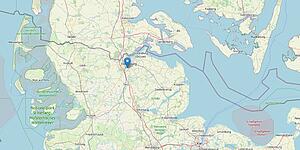 Flensburg - im Norden Deutschlands an der dänischen Grenze