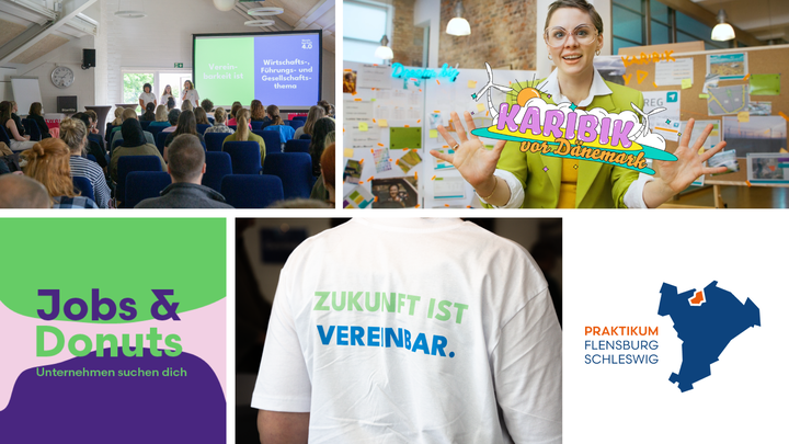 Grafik mit Fotos der verschiedenen Projekte