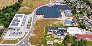 Luftbild des Gewerbegrundstücks I