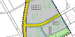 Ausschnitt aus dem B-Plan Nr 15, 4 Änd